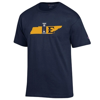 ETSU Champion Men's State Building Logo Tee