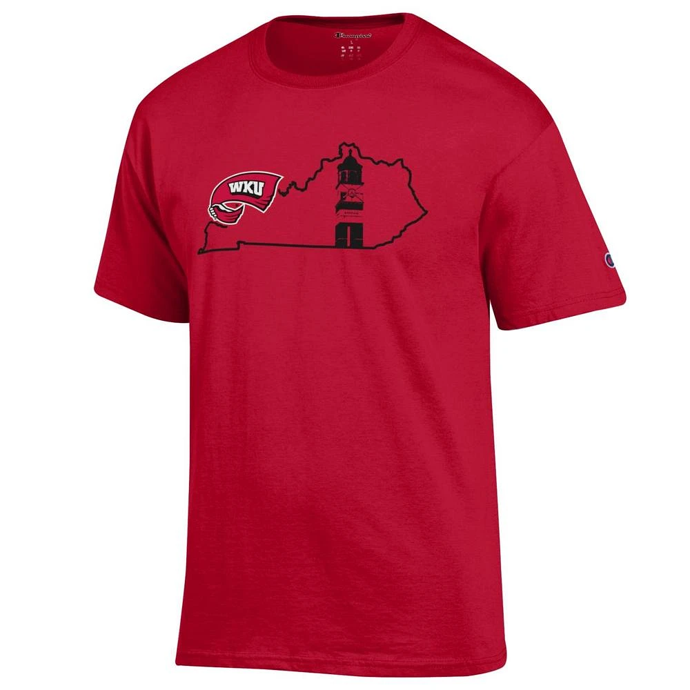 Western Kentucky Champion Men's State Building Logo Tee