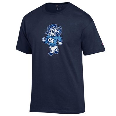 UNC Champion Giant Strutting Ram Logo Tee