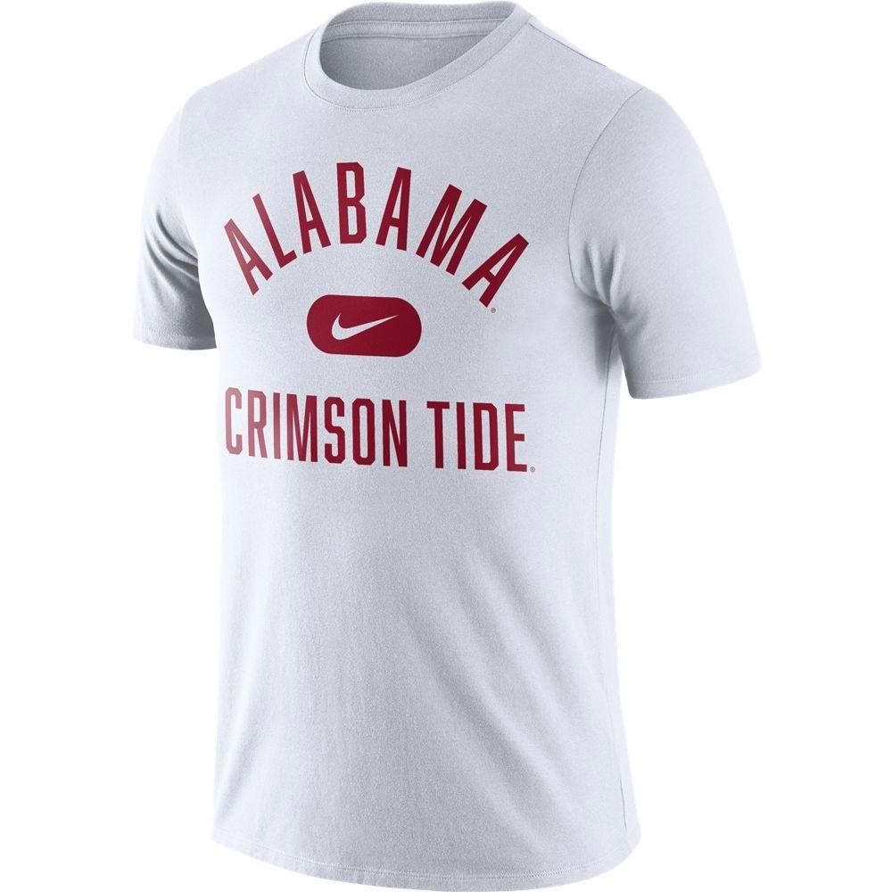 Nike Alabama Baseball T-Shirt in Dark Grey Heather Size Small | Cotton/Polyester