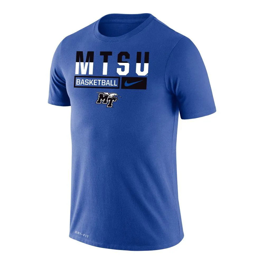 Mtsu | Nike Men's Dri- Fit Legend Short Sleeve Basketball Tee Alumni Hall