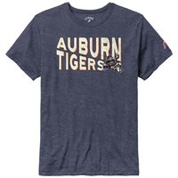 Aub | Auburn League Diagonal Aubie Short Sleeve Tee Alumni Hall