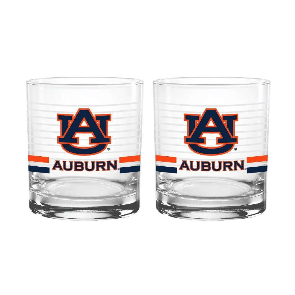  Aub | Auburn 14oz Rings Rocks Glass | Alumni Hall