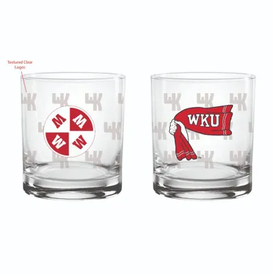  Wku | Western Kentucky 14oz Repeat Rocks Glass | Alumni Hall