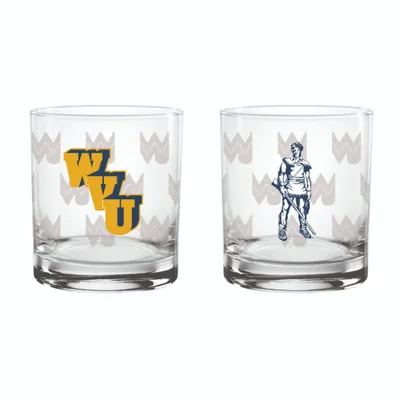  Wvu | West Virginia 14oz Repeat Rocks Glass | Alumni Hall