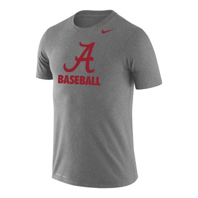 Bama | Alabama Nike Men's Dri- Fit Legend Baseball Short Sleeve Tee Alumni Hall