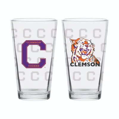  Clemson | Clemson 16oz Vault Repeat Pint Glass | Alumni Hall