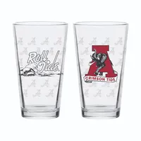  Bama | Alabama 16oz Vault Repeat Pint Glass | Alumni Hall