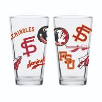  Fsu | Florida State 16oz Vault Medley Pint Glass | Alumni Hall