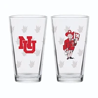 Nebraska 16 Oz Vault Repeat Pint Glass