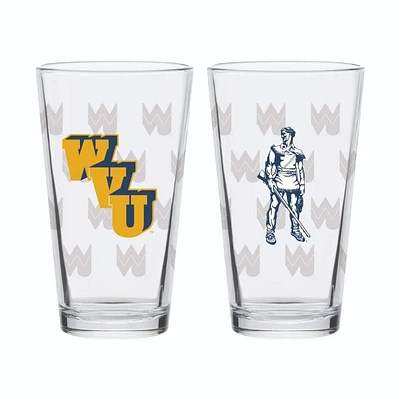 West Virginia 16 Oz Vault Repeat Pint Glass