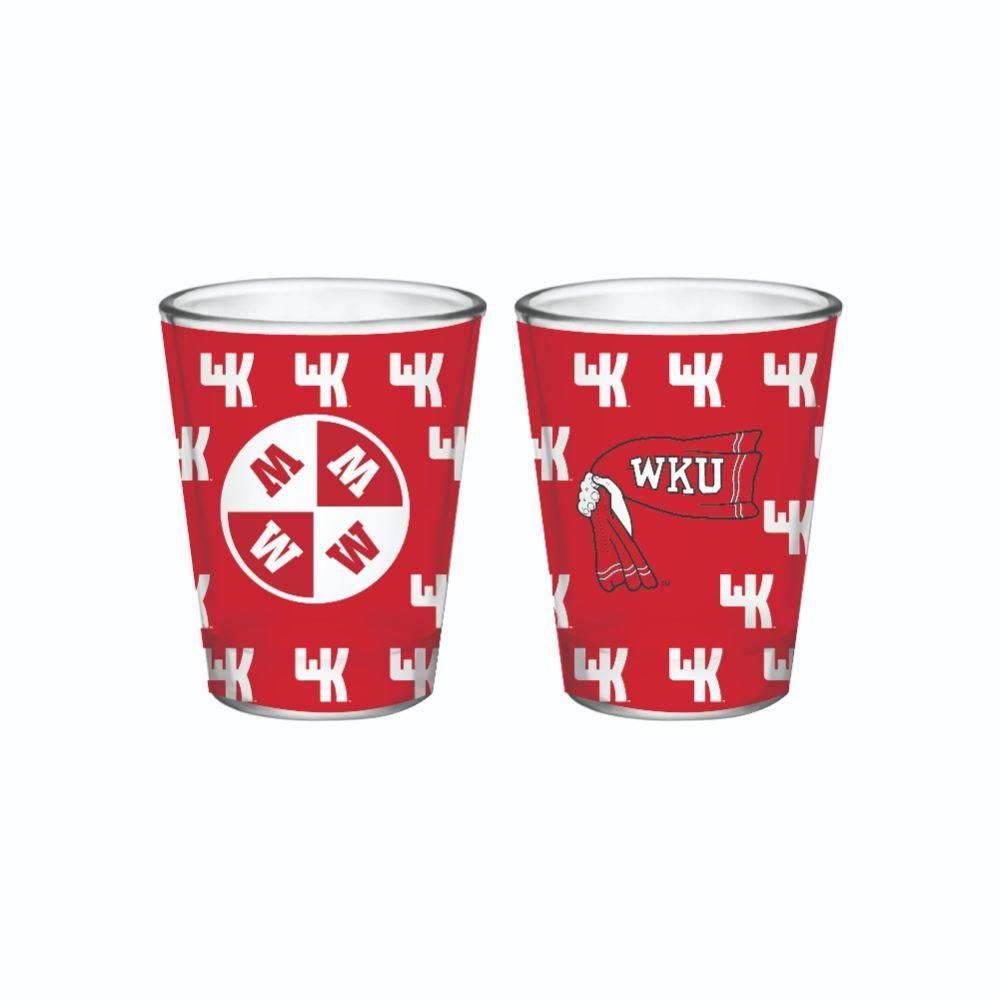 WKU, Western Kentucky 20 oz Stripe Shaker Bottle