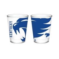  Cats | Kentucky 2oz Side By Side Logo Shot Glass | Alumni Hall