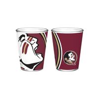  Fsu | Florida State 2oz Side By Side Logo Shot Glass | Alumni Hall