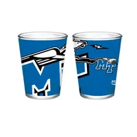  Mtsu | Mtsu 2oz Side By Side Logo Shot Glass | Alumni Hall