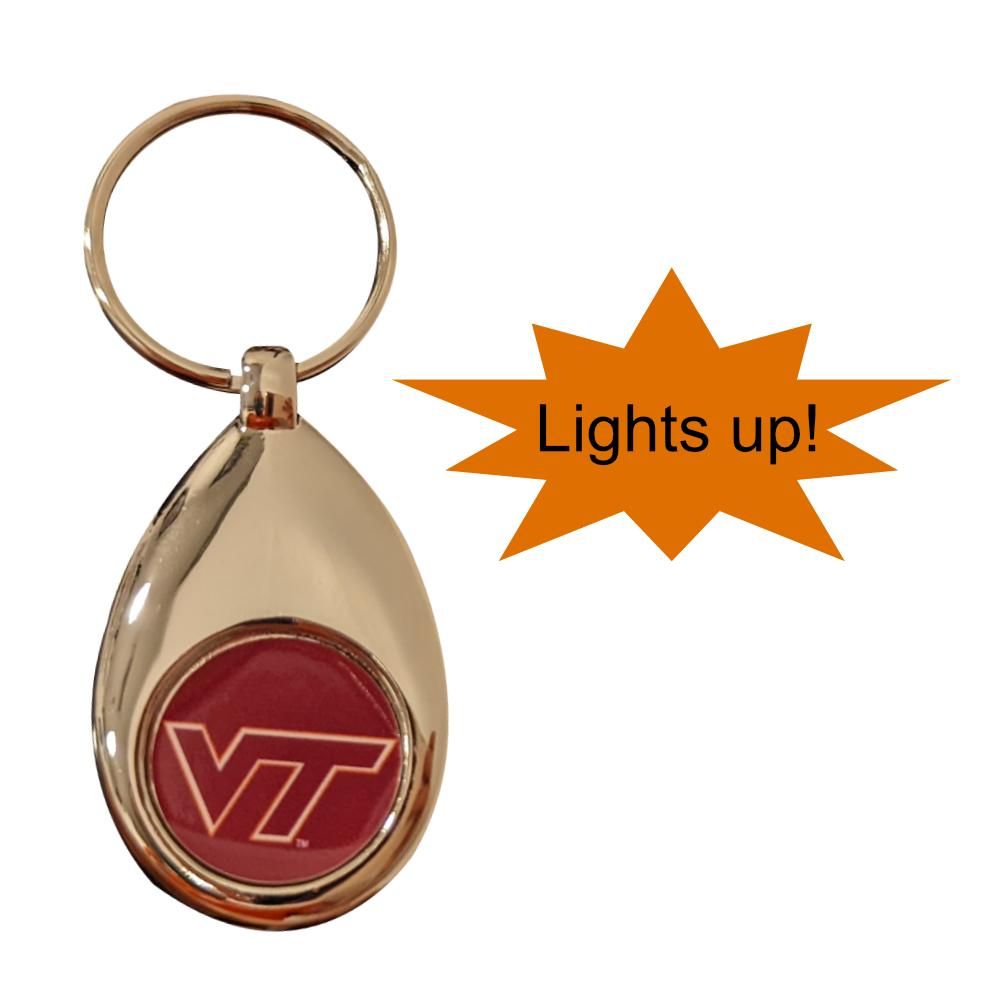 Virginia Tech Hokie Logo Keychain