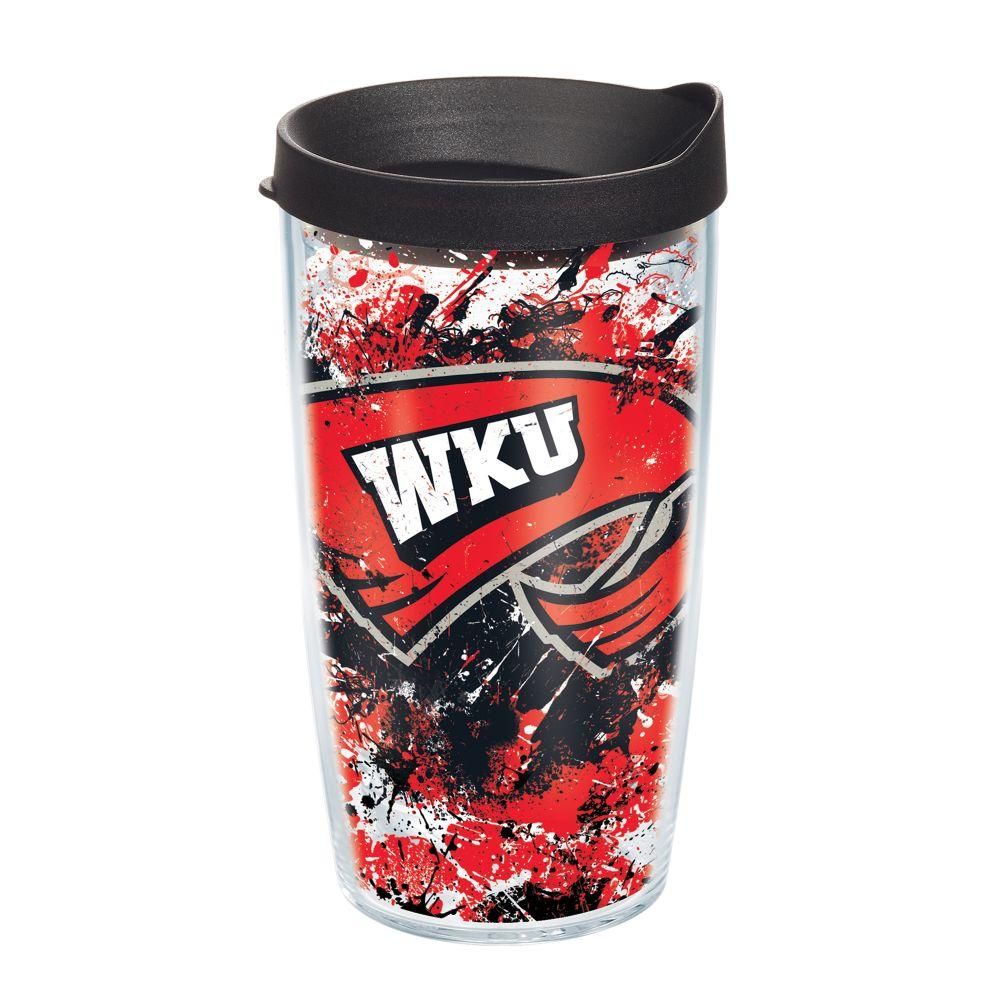  Wku | Western Kentucky Tervis 16 Oz Splatter Tumbler | Alumni Hall