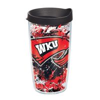  Wku | Western Kentucky Tervis 16 Oz Splatter Tumbler | Alumni Hall