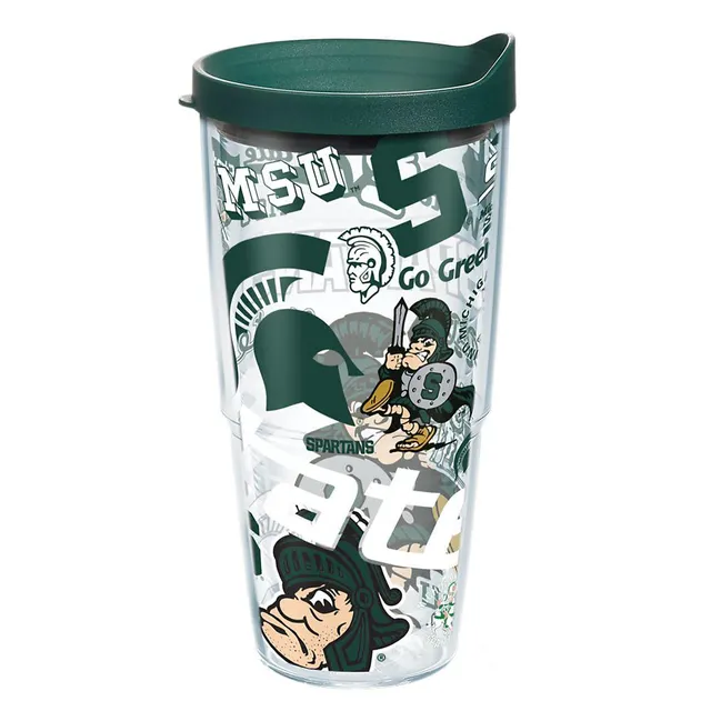 Alumni Hall Spartans, Michigan State 18 Oz Tumbler Gift Set, Alumni Hall