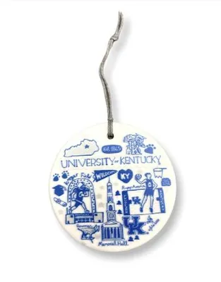  Cats | Kentucky Julia Gash Round Ceramic Ornament | Alumni Hall