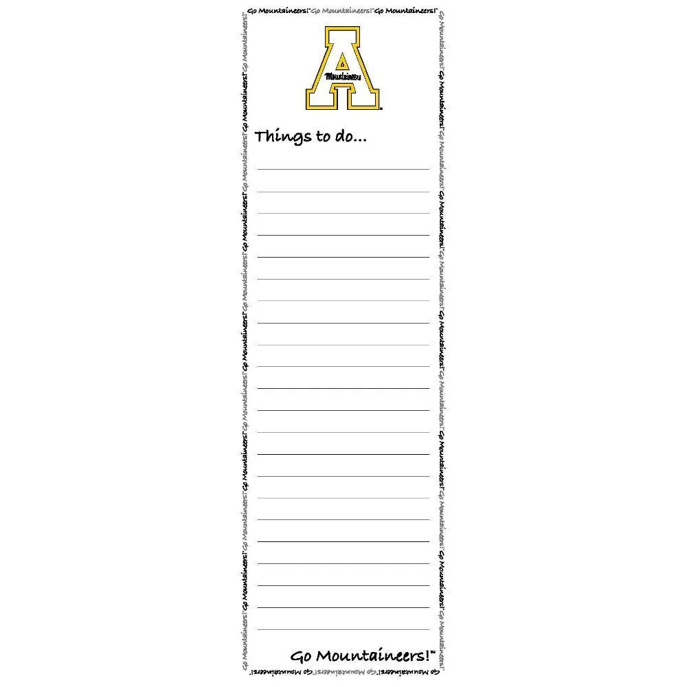  App | Appalachian State To- Do Pad | Alumni Hall