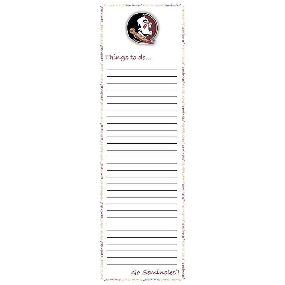  Fsu | Florida State To- Do Pad | Alumni Hall