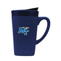  Mtsu | Mtsu 16oz Soft Touch Mug With Lid | Alumni Hall