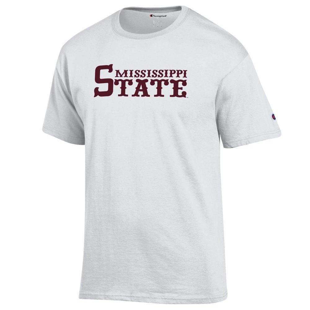 Mississippi State Champion Baseball Font Tee