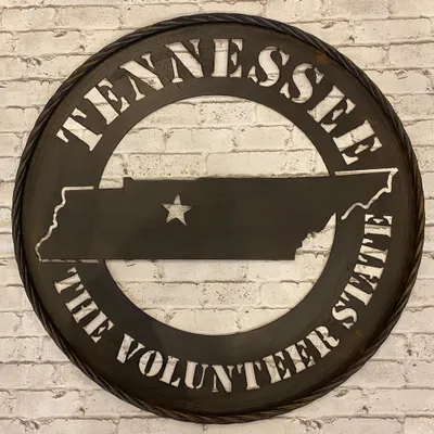  Vols | Tennessee The Volunteer State Metal Wall Art | Alumni Hall