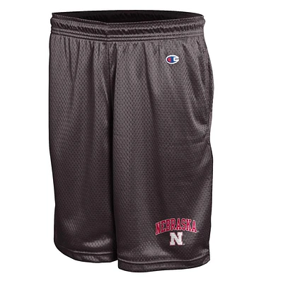 Nebraska Champion Men's Classic Mesh Shorts