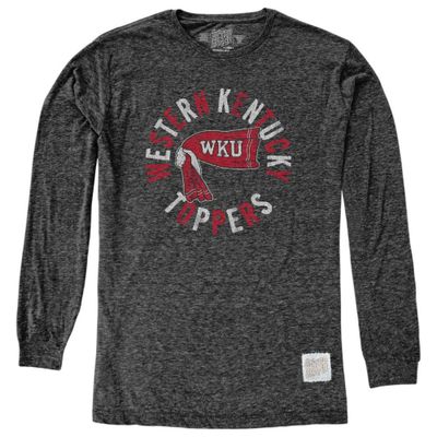 Wku | Western Kentucky Retro Brand Vault Circle With Towel Long Sleeve Tee Alumni Hall