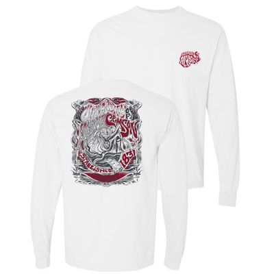 Bama | Alabama Handbill Comfort Colors Long Sleeve Tee Alumni Hall