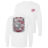 Bama | Alabama Handbill Comfort Colors Long Sleeve Tee Alumni Hall