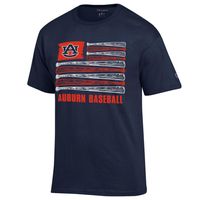 Aub | Auburn Champion Baseball Flag Tee Alumni Hall