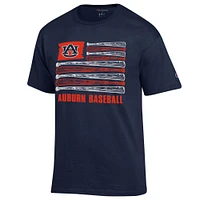 Auburn Champion Baseball Flag Tee