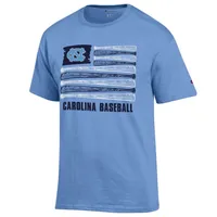 Unc | Champion Baseball Flag Tee Alumni Hall