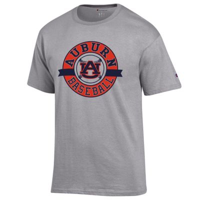 Aub | Auburn Champion Circle Baseball Tee Alumni Hall