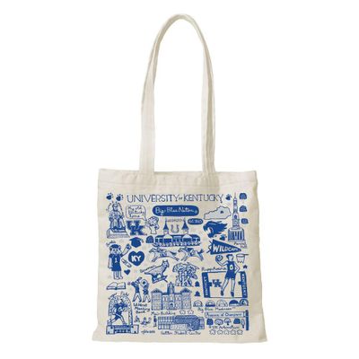 Kentucky Julia Gash Slim Canvas Tote