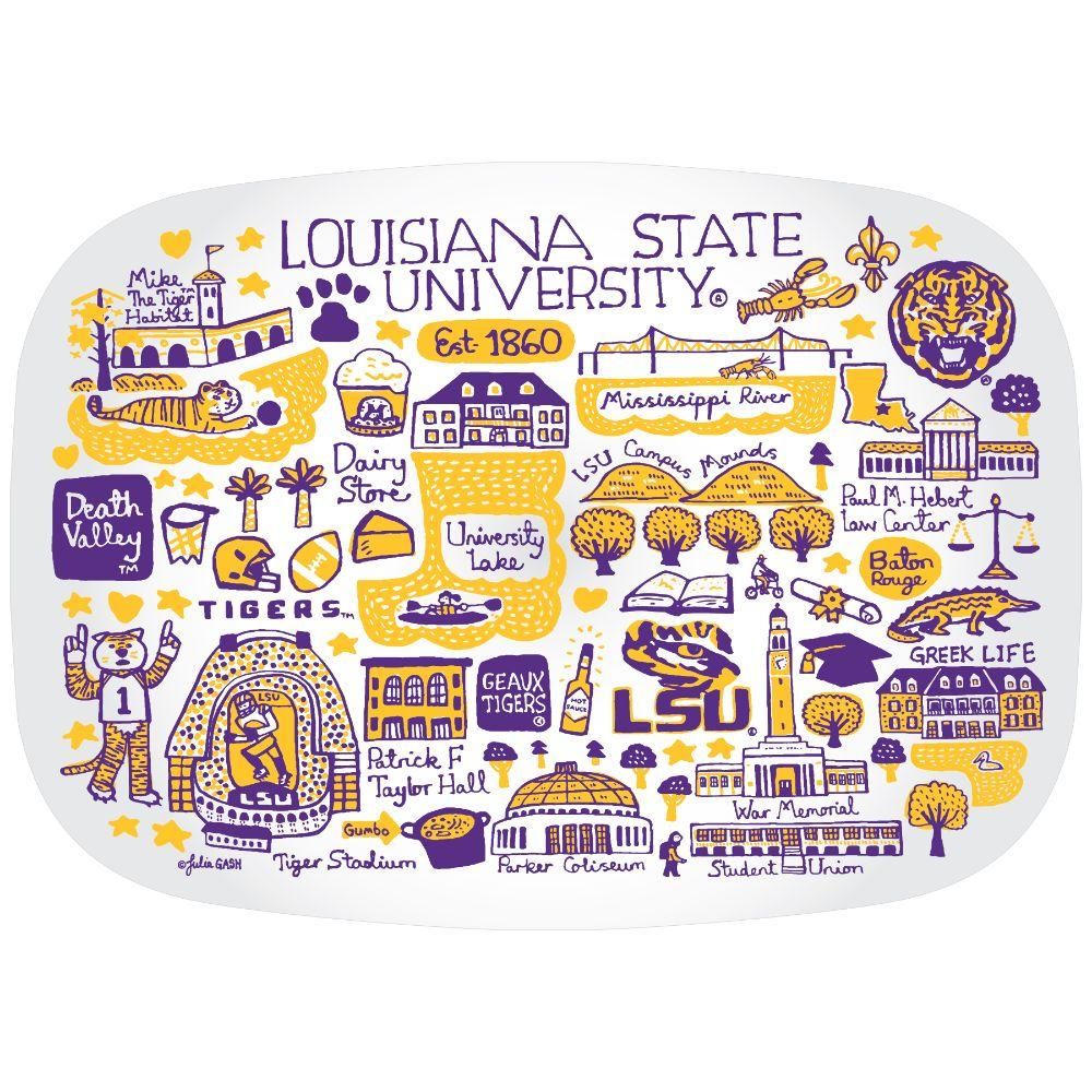LSU Louisiana State University Tigers Purse - Jacquard Satchel