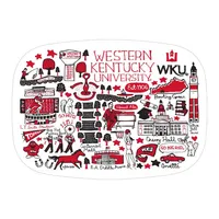  Wku | Western Kentucky Julia Gash 14 Inch Serving Platter | Alumni Hall