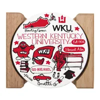  Wku | Western Kentucky Julia Gash Drink Coasters (4 Pack) | Alumni Hall