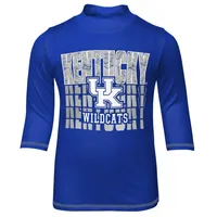 Cats | Kentucky Gen2 Kids Slip N Slide Rash Guard Shirt Alumni Hall