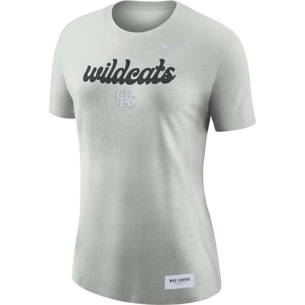 Nike Women's T-Shirt - Grey - L