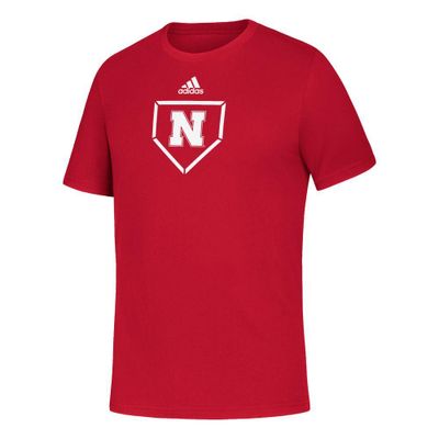 Huskers | Nebraska Adidas Youth Amplifier Dassler Baseball Diamond Tee Alumni Hall