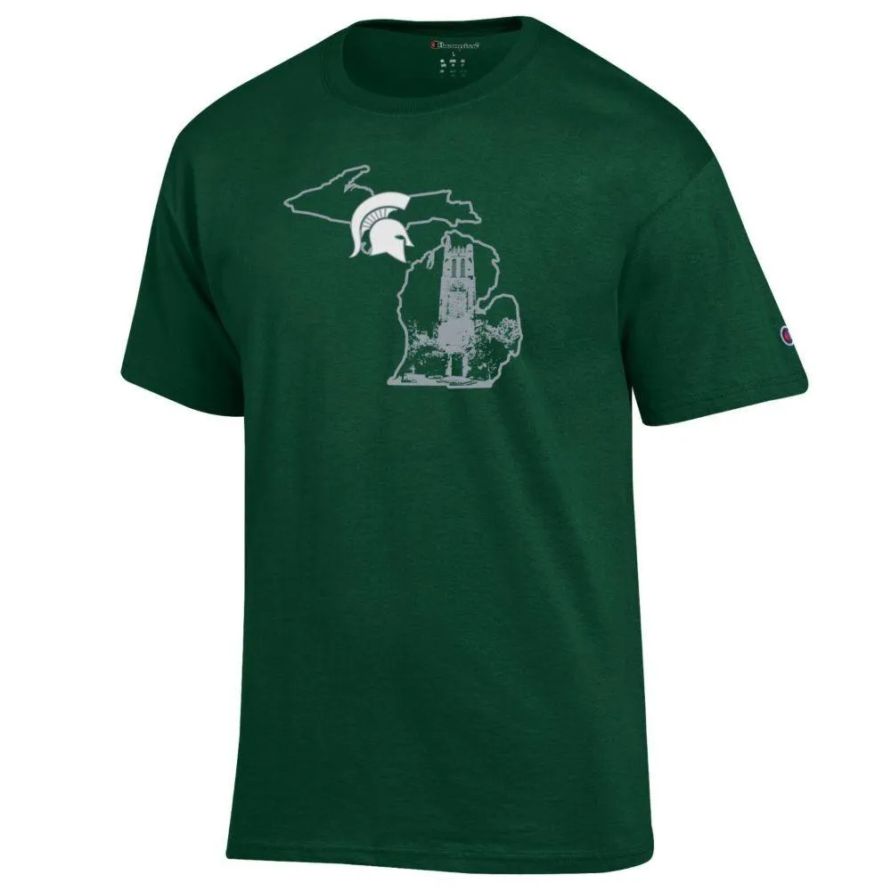 Spartans | Michigan State Champion Men's Building Logo Tee Alumni Hall