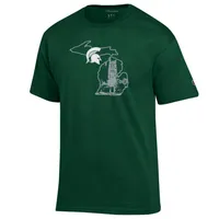 Spartans | Michigan State Champion Men's Building Logo Tee Alumni Hall