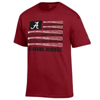 Bama | Alabama Champion Men's Baseball Flag Tee Alumni Hall