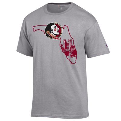 Florida State Champion Men's Building Logo Tee