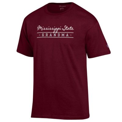 Bulldogs | Mississippi State Champion Script Bar Grandma Tee Alumni Hall