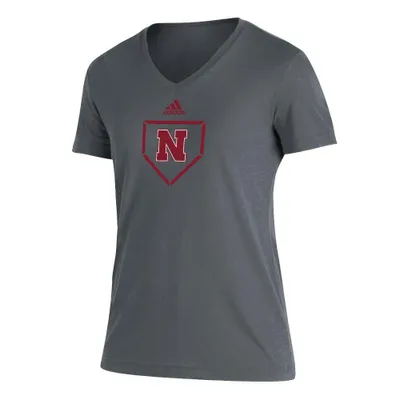 Huskers | Nebraska Adidas Women's Diamond Are Forever Tee Alumni Hall